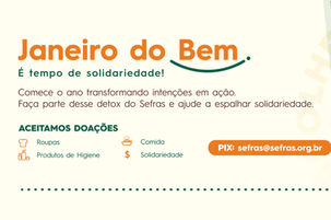 Janeiro é tempo de colocar a solidariedade em prática