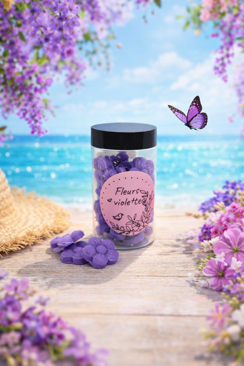 Purple flowers