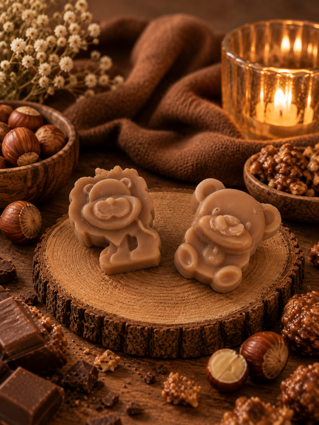 duo fondants rocher praliné