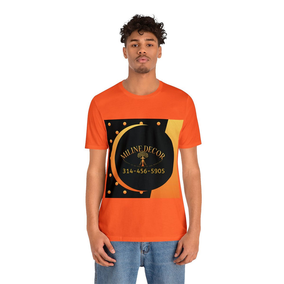 Thumbnail: Miline Decor Unisex Jersey Short Sleeve Tee 