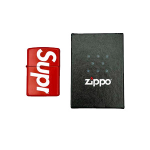 Supreme Logo Zippo Red | InHand