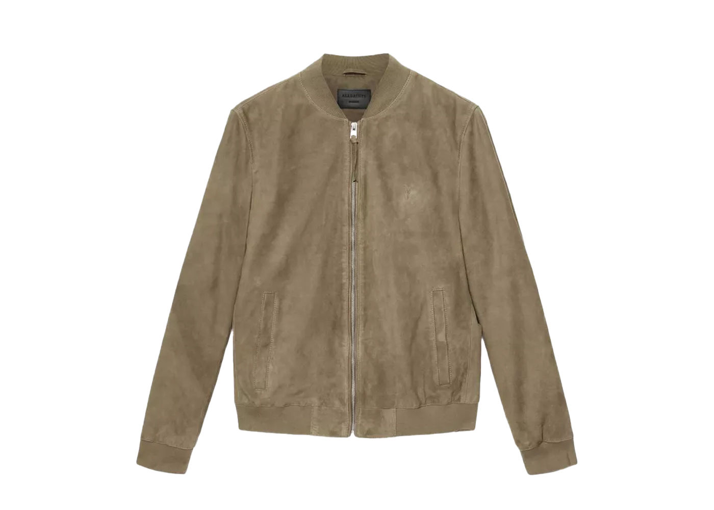 AllSaints Dellcot zipped suede jacket