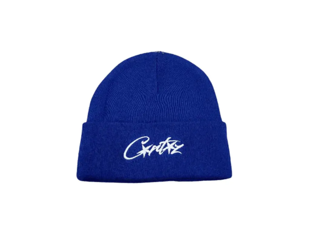 Corteiz Folded Allstarz Beanie Blue