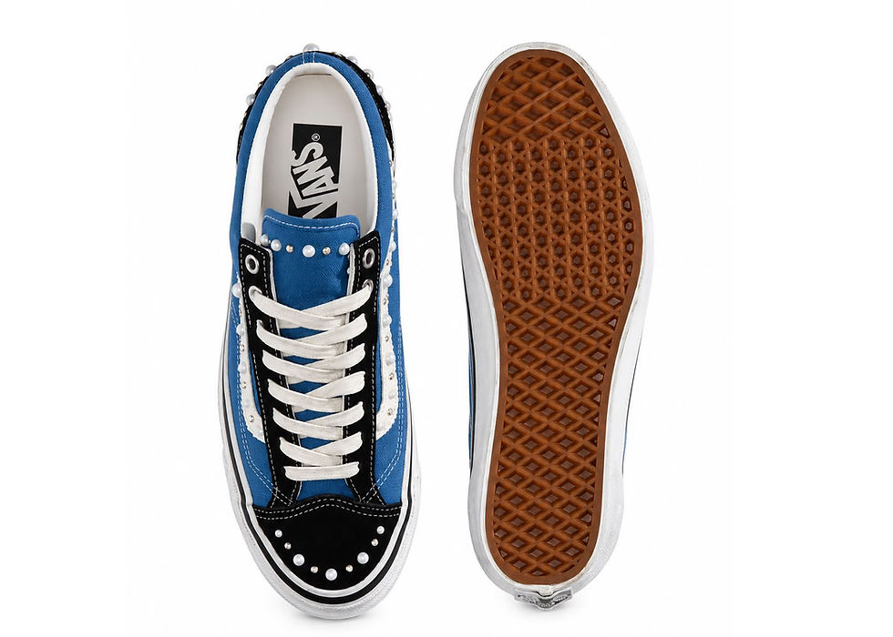 Thumbnail: Vans LX Old Skool 36 Pearlized Pack Black Navy