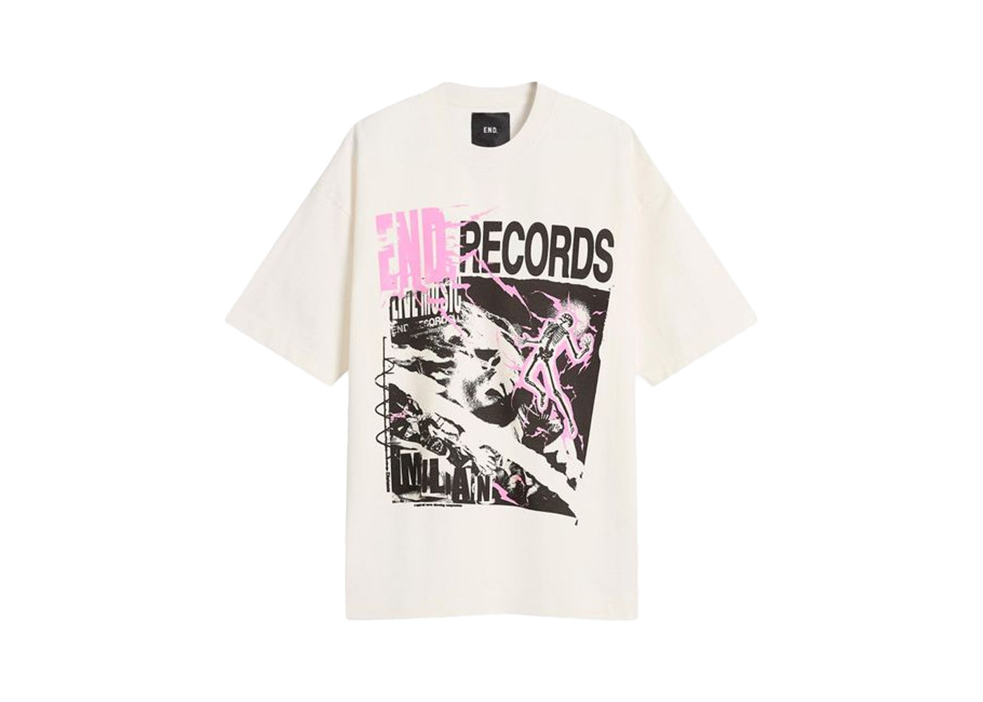 End records T shirt white