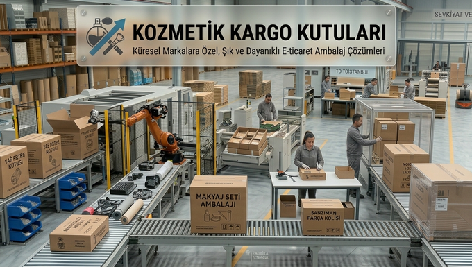 Şık ve dayanıklı kozmetik kargo kutusu modelleri üreticisi oluklu mukavva fabrikası, kilitli e-ticaret kutusu imalatı ve otomatik paketleme konveyör hattı