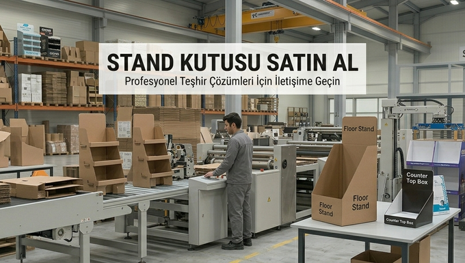 İstanbul'da karton ürün teşhir standı imalatı yapan ambalaj fabrikasında özel tasarım stand kutusu üretimi ve satış bölümü bannerı..png
