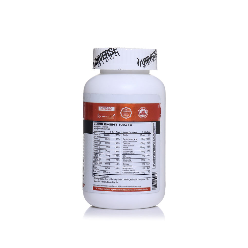 Thumbnail: Universe Biotech Multi 100 Tablets