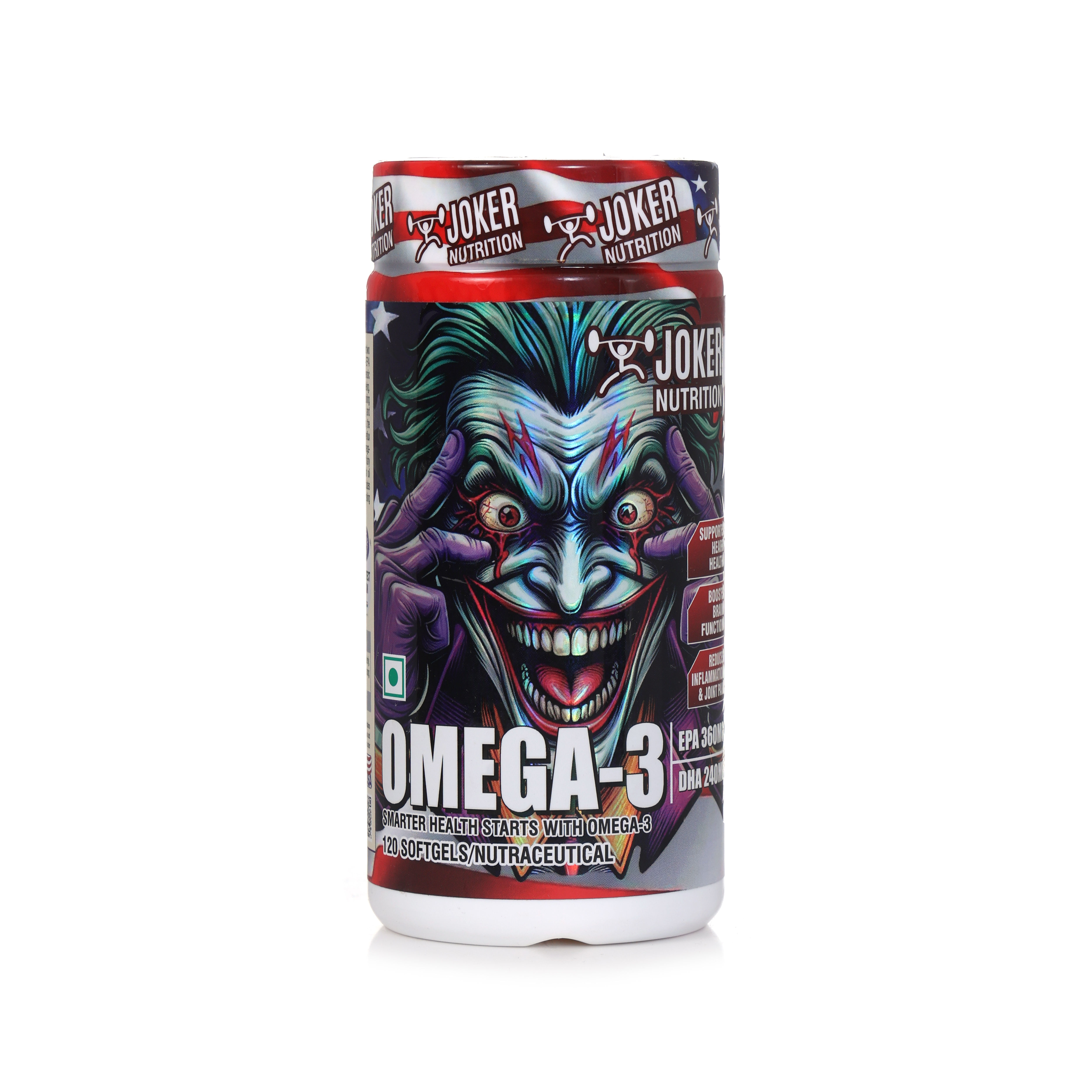 Joker Nutrition Omega-3 – 120 Softgels