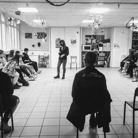 résidence au lycée Kersa Lasalle avec Karen Fichelson et les élèves de 3ème prépa métiers