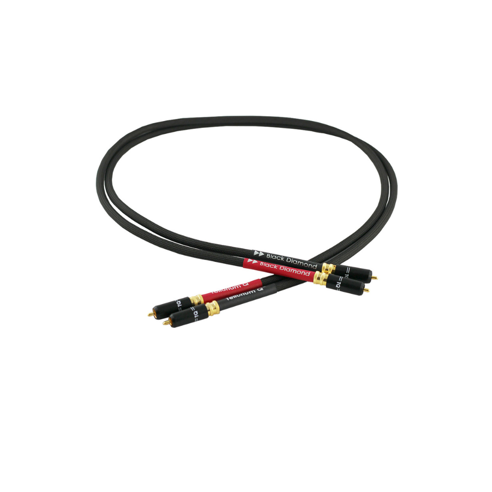 Tellurium Q Black Diamond RCA Interconnect cable pair 1m