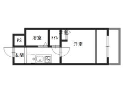 ハッピー伊丹マンション 間取り図