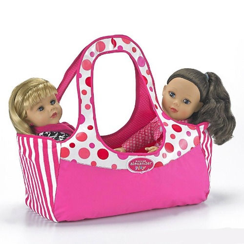 Thumbnail: Madame Alexander 70215 Baby's Carry Tote Doll Bag - fits two 18" dolls