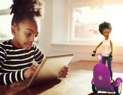 Zara Doll, Siggy Codable Robot rechargeable battery STEM Toy for Black  girls