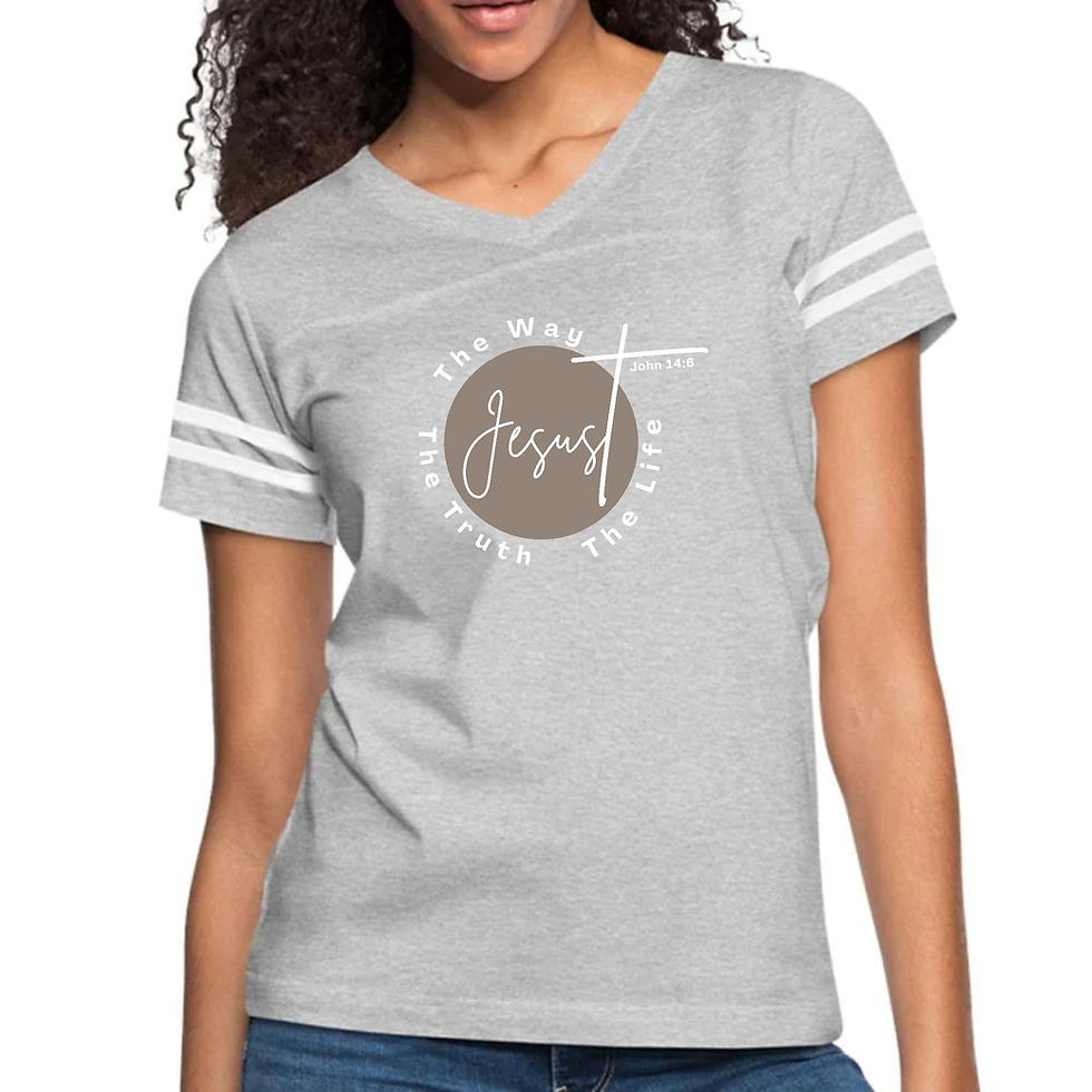 Miniatura: Womens Vintage Sport Graphic T-shirt, the Truth the Way the Life