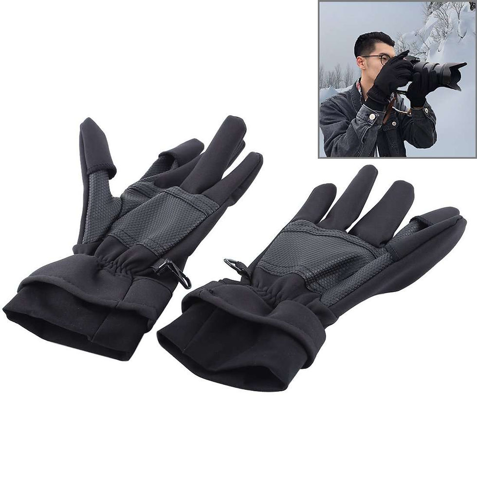 Thumbnail: AMZER Outdoor Sports Wind-stopper Full Finger Winter Warm Photography