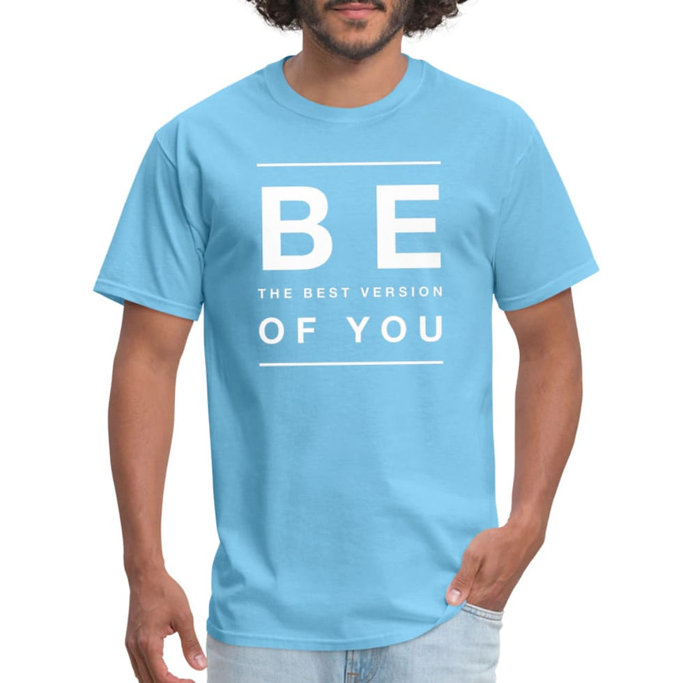 Miniatura: Mens T-shirt, be the Best Version of you Inspiration