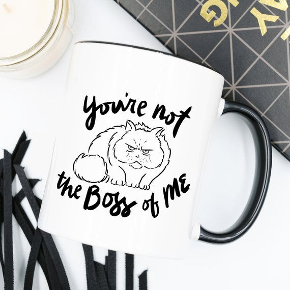 Thumbnail: 11oz Coffee Mug - You're Not The Boss Of Me -