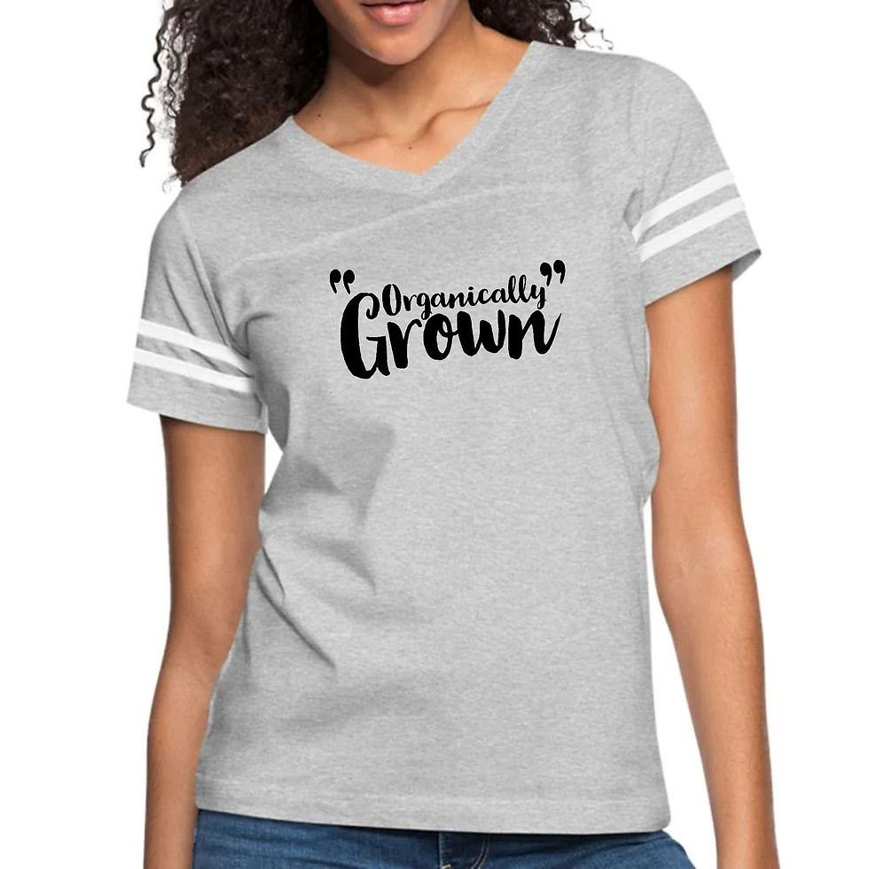 Thumbnail: Womens Vintage Sport Graphic T-shirt, Organically Grown - Affirmation
