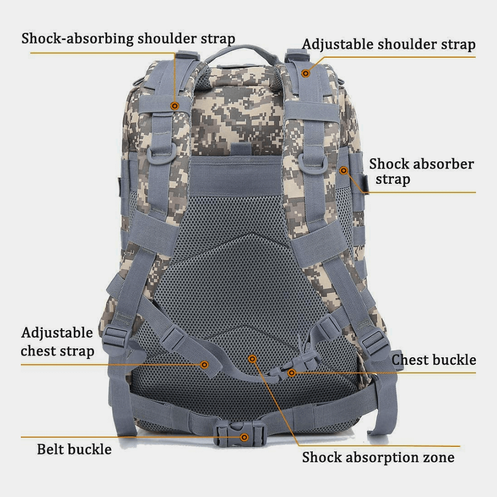 Thumbnail: Tactical 45L Molle Rucksack Backpack