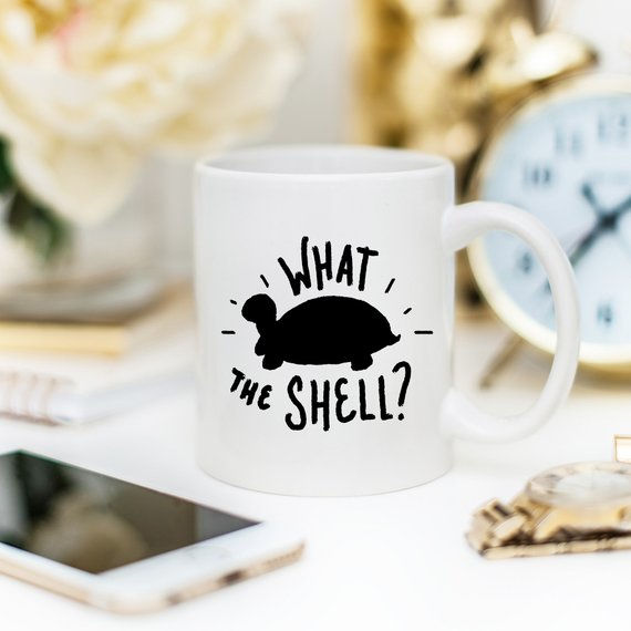 Thumbnail: What The Shell? - Turtle Coffee Mug, Turtle Funny