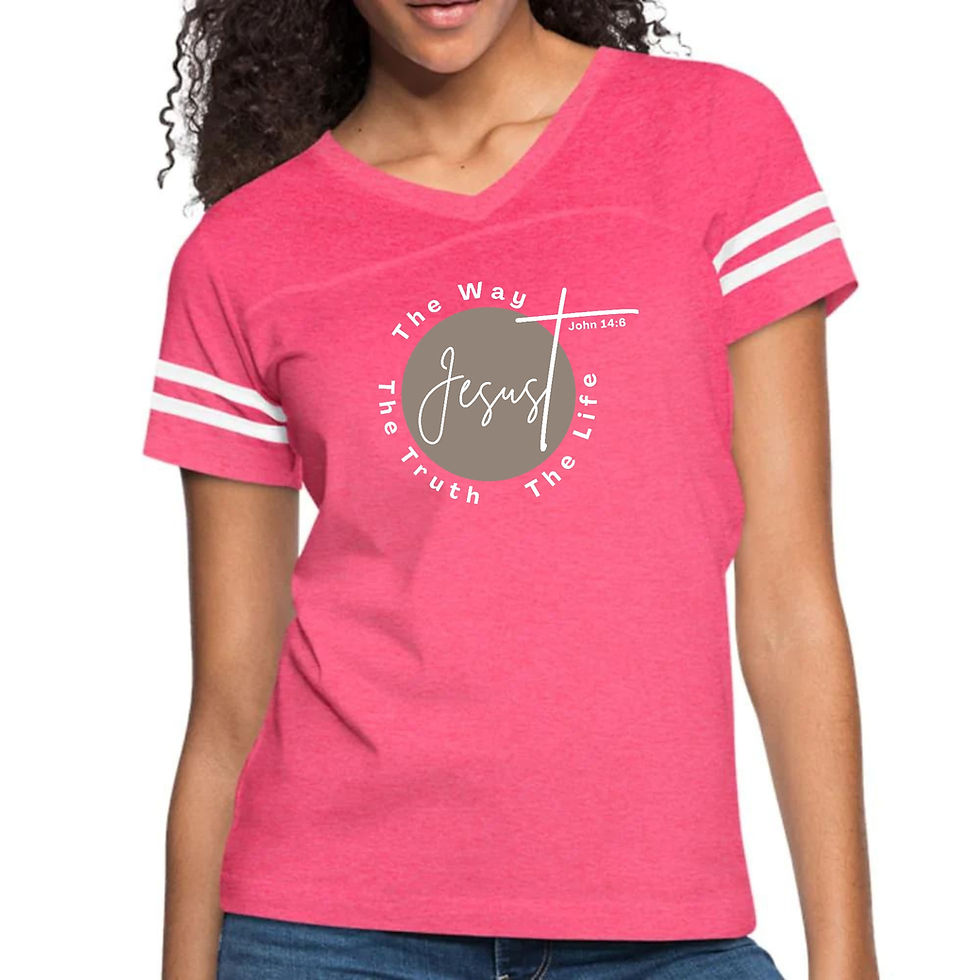 Miniatura: Womens Vintage Sport Graphic T-shirt, the Truth the Way the Life
