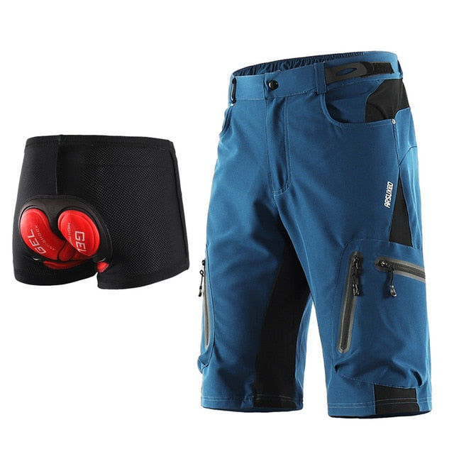 Thumbnail: Men Outdoor Sports Cycling Shorts MTB Downhill Trousers Mountain Bike