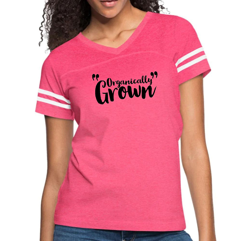 Thumbnail: Womens Vintage Sport Graphic T-shirt, Organically Grown - Affirmation