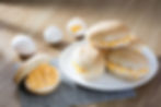 Pandesal with scrambled egg
