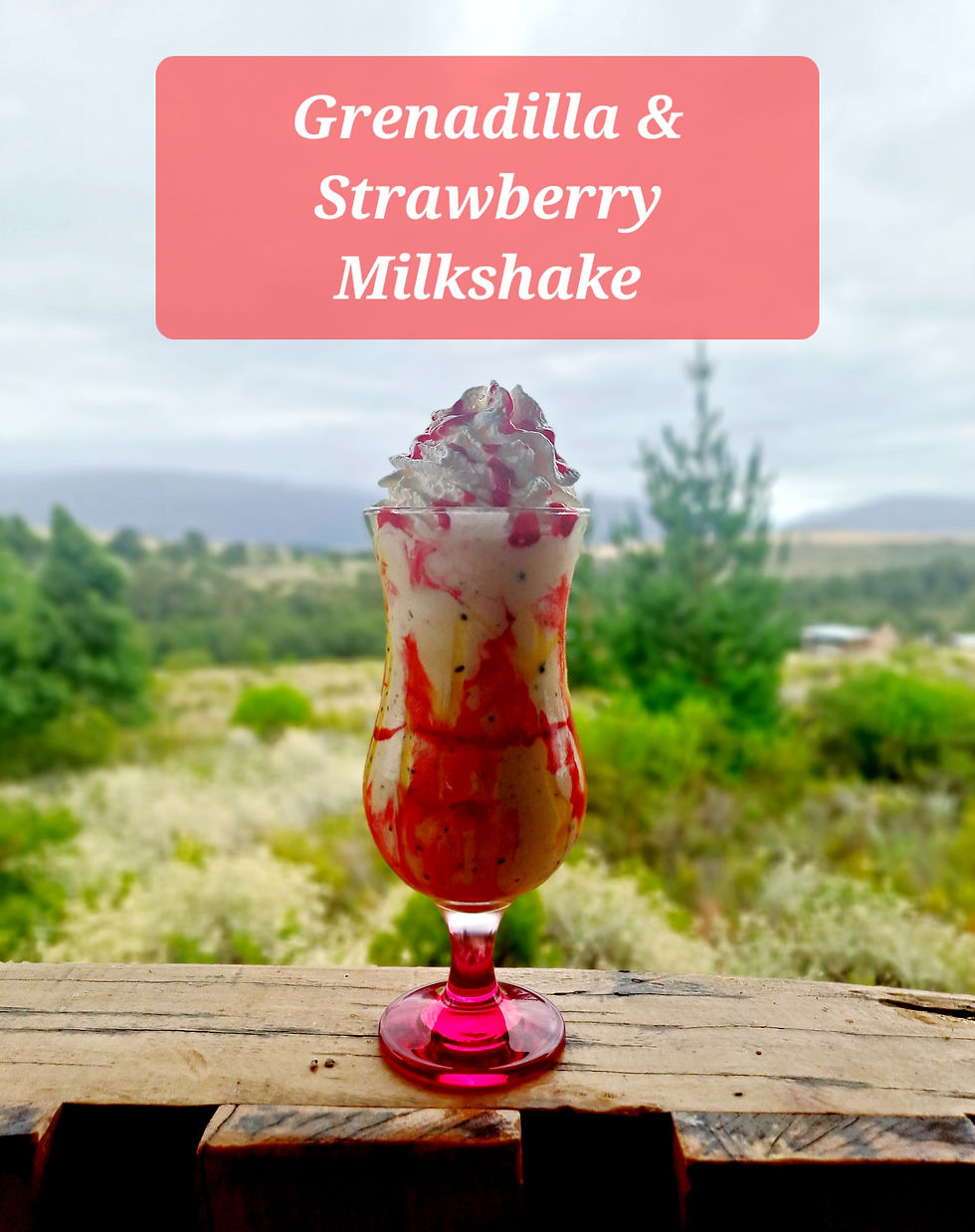 grenadilla strawberry milkshake