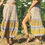 Thumbnail: Printed Elastic High Waist Long Cotton Skirt