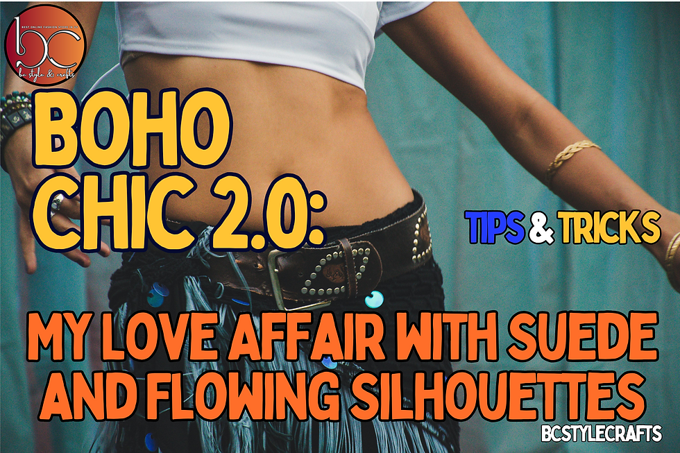 Boho Chic 2.0: My Love Affair with Suede and Flowing Silhouettes