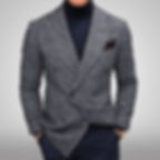 Heritage Kinetic – Plaid Knitted Suit Jacket