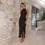 Thumbnail: Halter Split Backless Maxi Dress