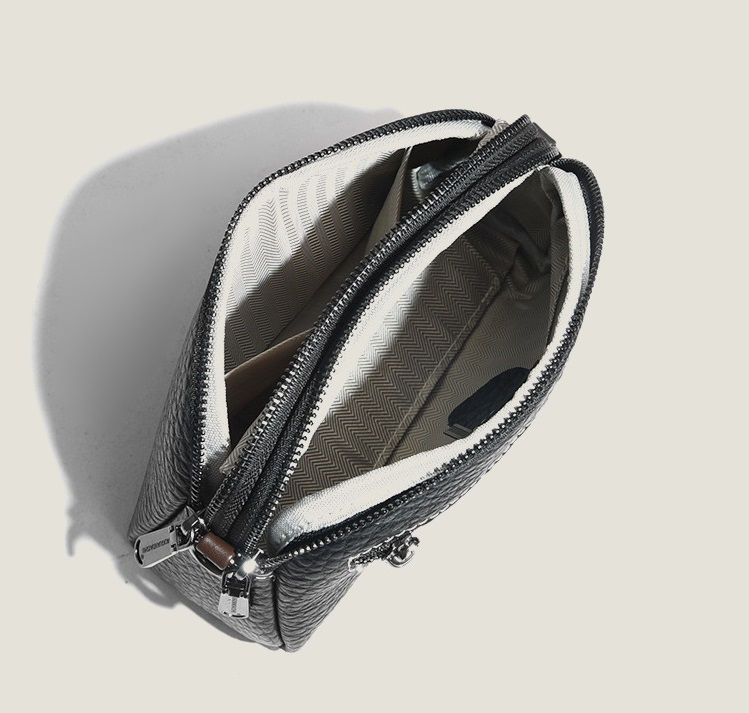 Thumbnail: Embossed Leather Shoulder Bag