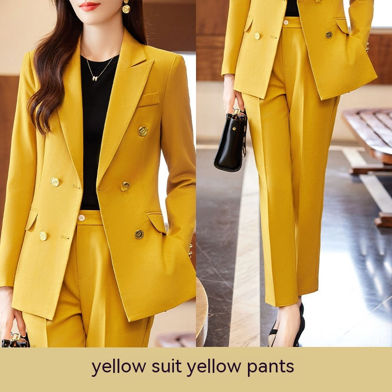 Thumbnail: La Directrice Sophistiquée – Double-Breasted Blazer and Pants Office Suit