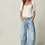 Thumbnail: High-Stretch Mid-Rise Barrel Jeans