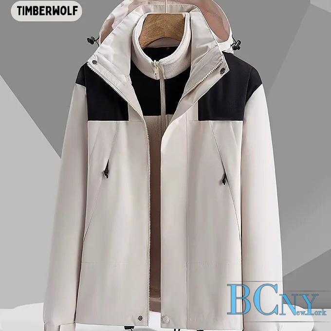 Thumbnail: The Elemental Sovereign – 3-in-1 Waterproof Hooded Polar Windbreaker