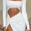 Thumbnail: Long Sleeve High Rise Slit Maxi Dress