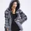 Thumbnail: Chic Faux Fur Mid-length Coat