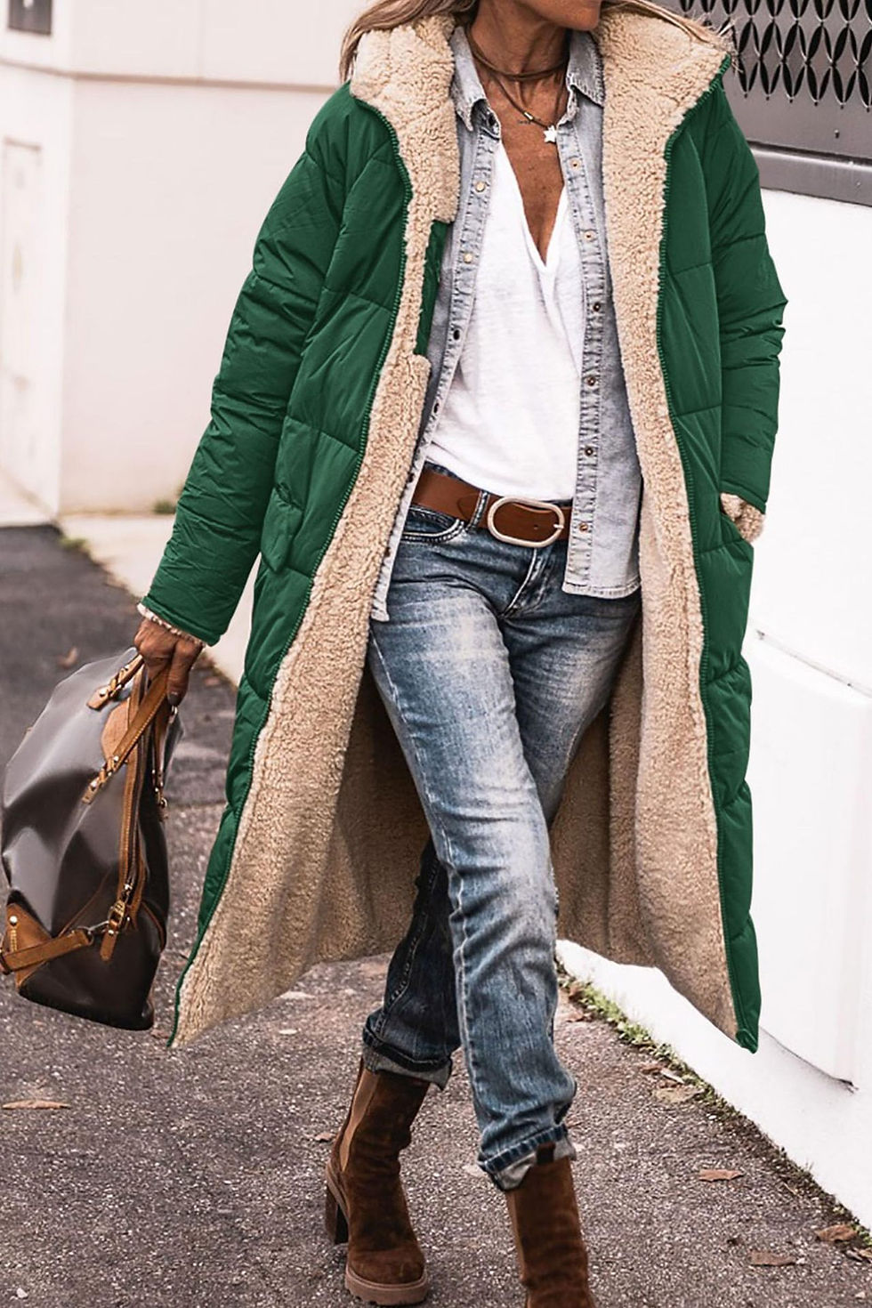 Thumbnail: Hooded Cotton Puffer Jacket