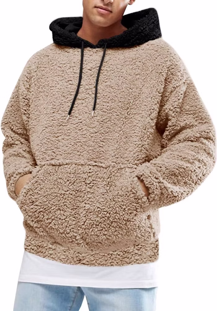 Fuzzy Sherpa Pullover Hoodie