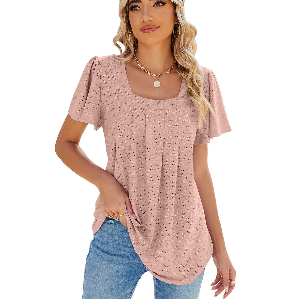 Thumbnail: Square Neck Ruffle Top