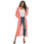 Thumbnail: L’Éminence Grise – Sculpted V-Neck Maxi Cardigan