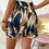 Thumbnail: Printed Elastic Waist Shorts
