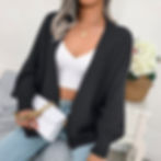 Thumbnail: Batwing Long Sleeve Cardigan Sweater