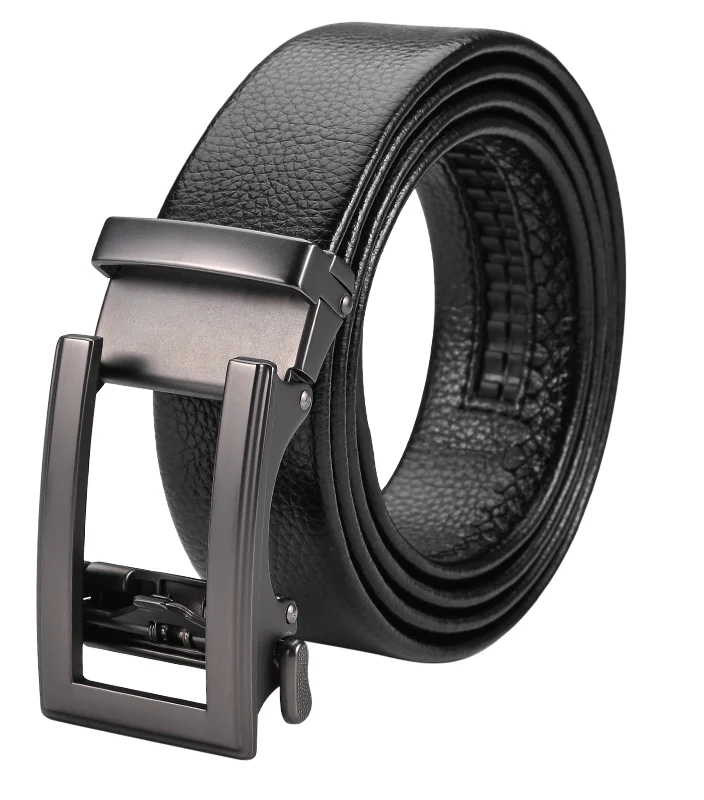 Leather Auto-buckle Belt – Elevate Your Style with a Classic and Versatile Belt for Every Occasion
