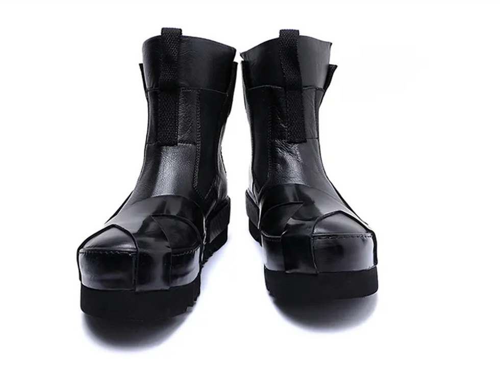 Thumbnail: Handmade Leather Retro Boots