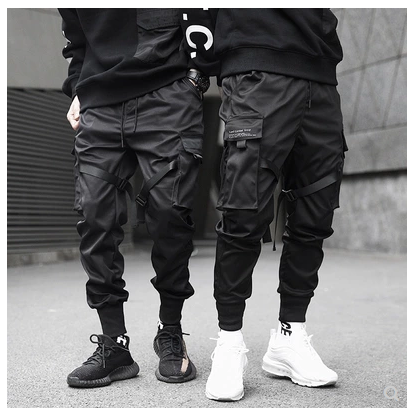 Thumbnail: Black Streetwear Cargo Pants