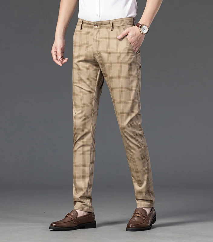 Trendy Plaid Pants - Stay stylish with these plaid pants, perfect for adding a fashionable touch to your wardrobe